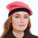 Kate Spade Contrast Bow Beret Red With Black Bow Hat  eb-16926648